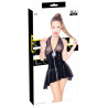 Black Level Robe Vinyl Dress Net Noire